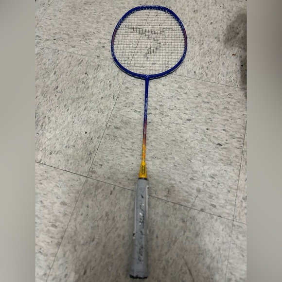 Blue and Yellow Badminton Racket - Picture 1 of 5